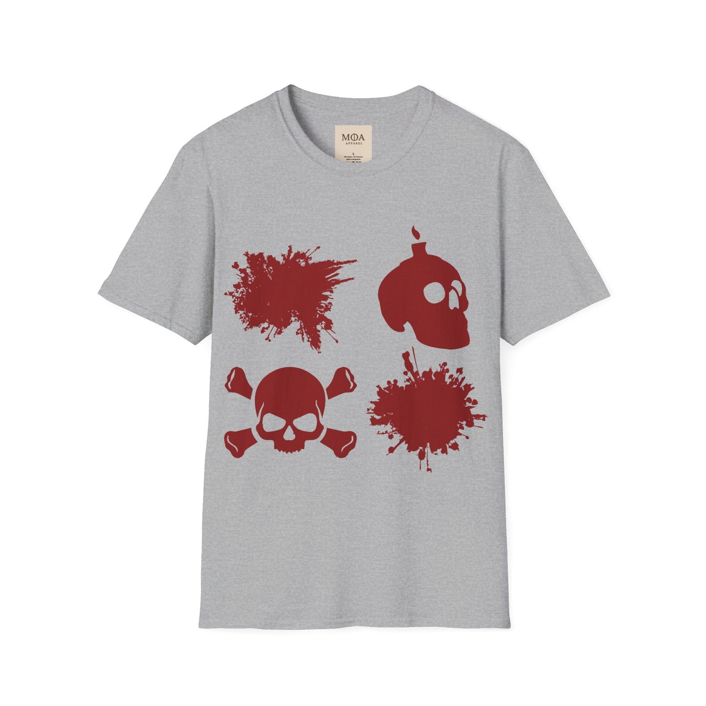 Poison Anarchy - Toxic Skull Shirt - Punk Graphic Tee - Unisex Cotton T-Shirt