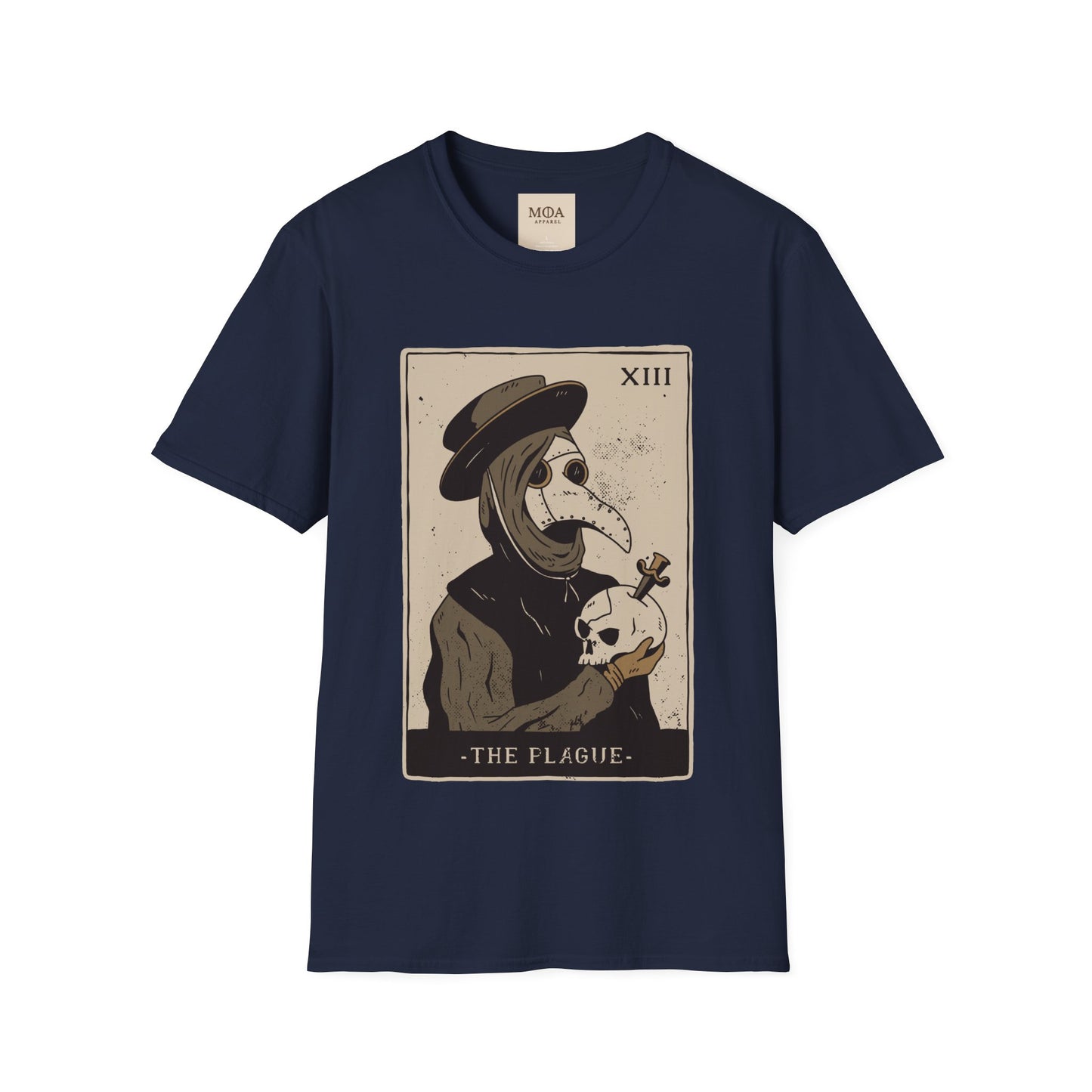 The Doctor - Tarot Card Shirt - Plague Doctor Graphic Tee - Unisex Cotton T-Shirt