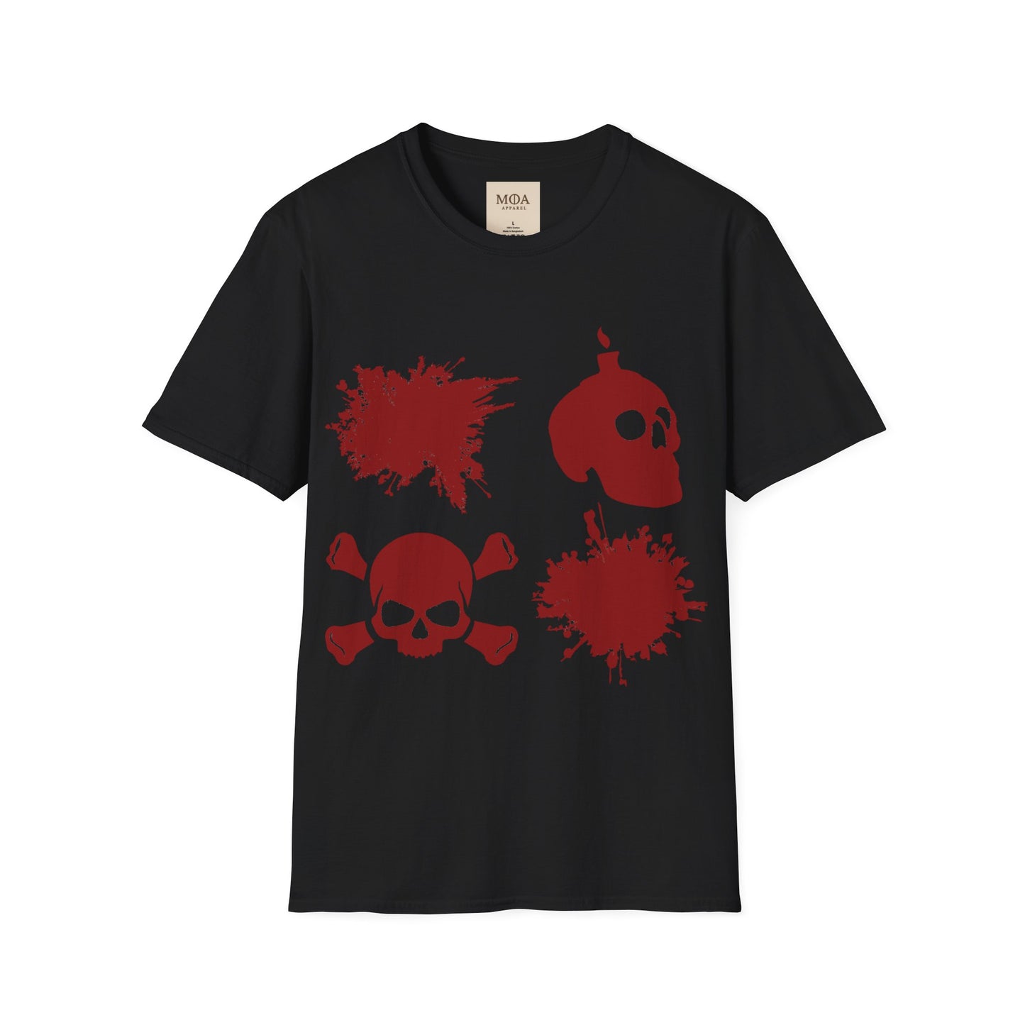 Poison Anarchy - Toxic Skull Shirt - Punk Graphic Tee - Unisex Cotton T-Shirt