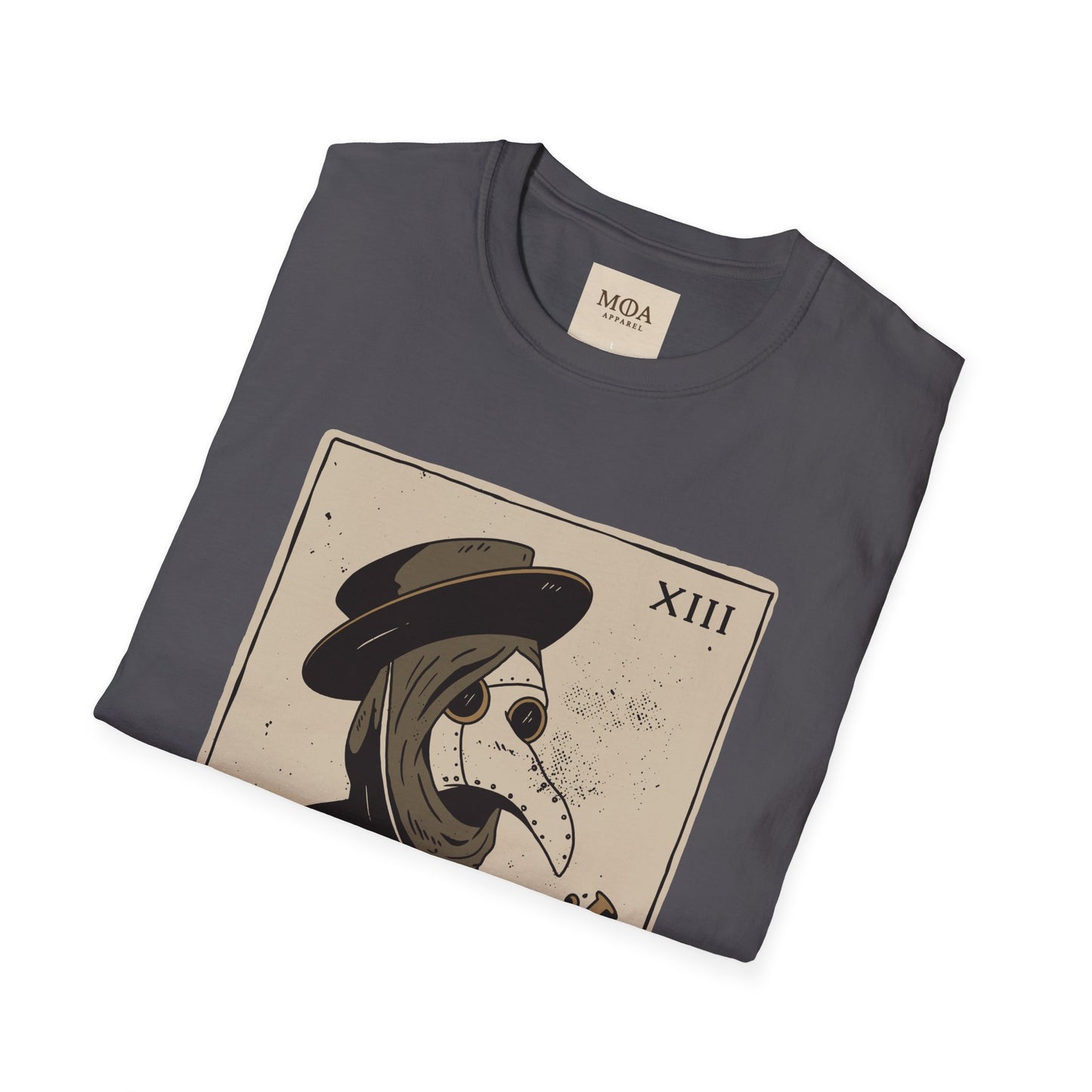 The Doctor - Tarot Card Shirt - Plague Doctor Graphic Tee - Unisex Cotton T-Shirt