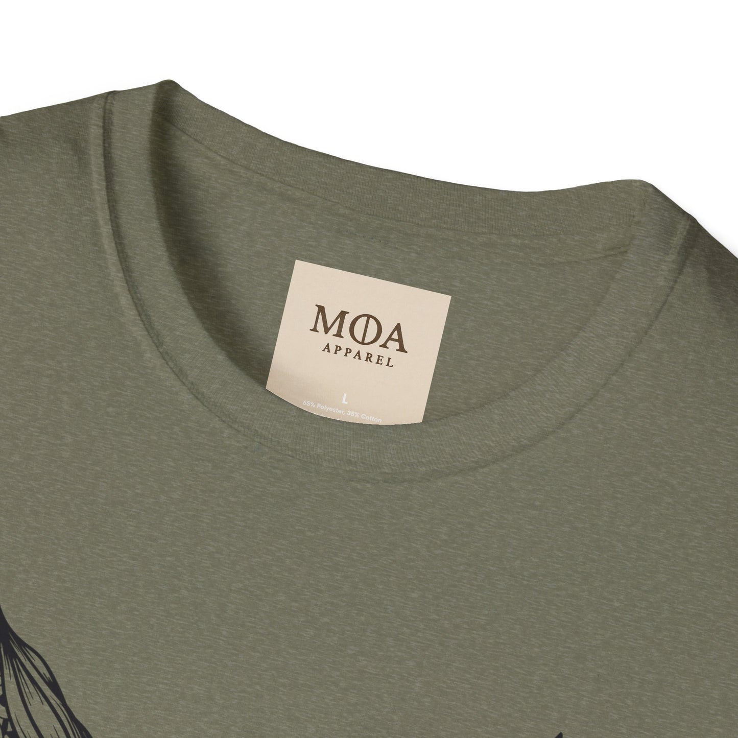 Mandala Wolf - Forest Spirit Animal Shirt - Boho Graphic Tee - Unisex Cotton T-Shirt