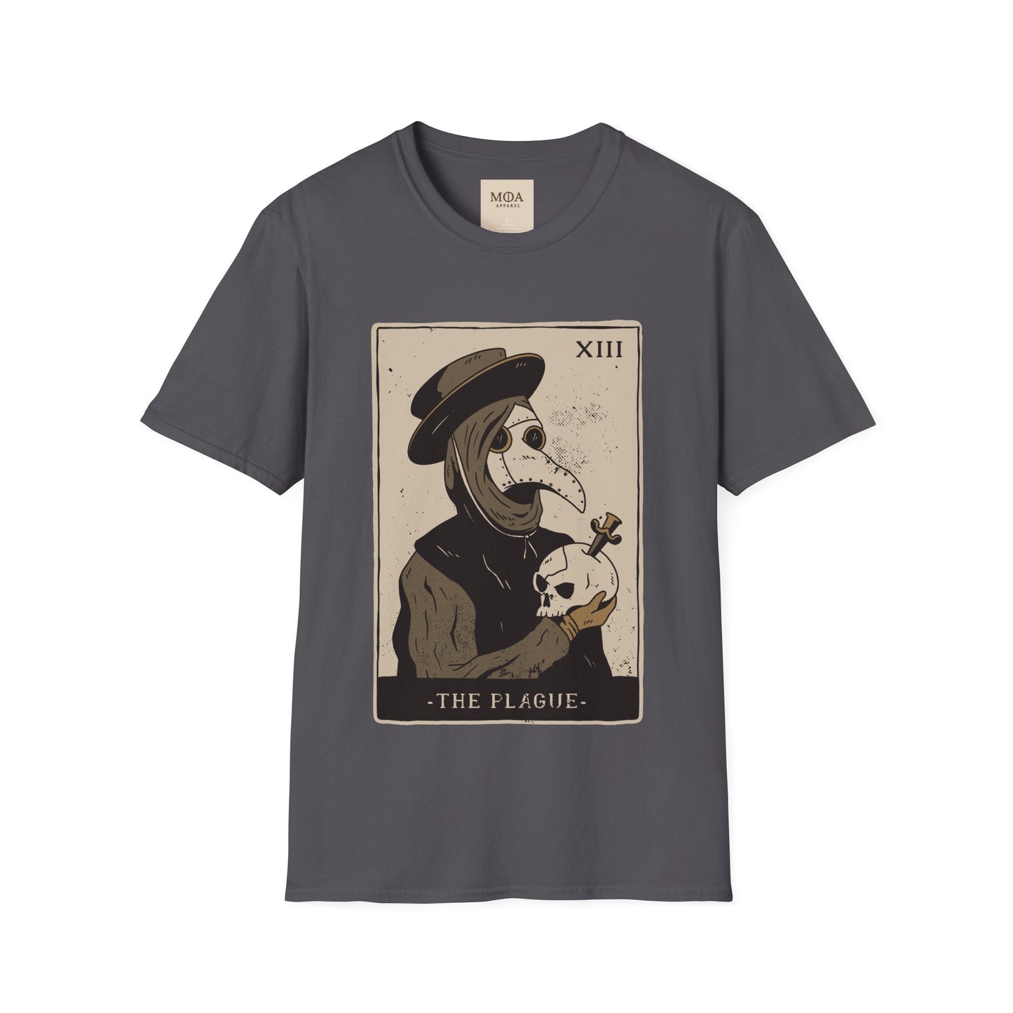 The Doctor - Tarot Card Shirt - Plague Doctor Graphic Tee - Unisex Cotton T-Shirt