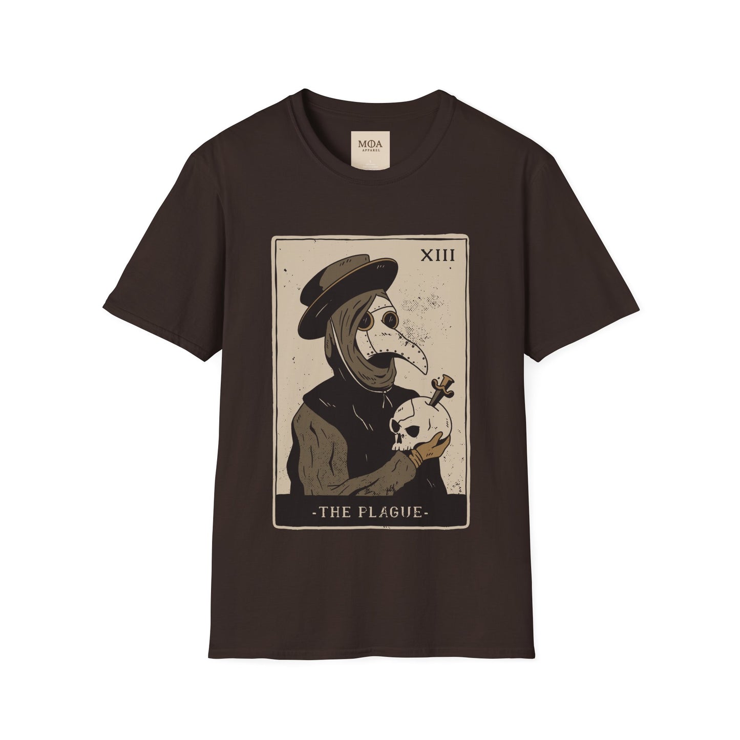 The Doctor - Tarot Card Shirt - Plague Doctor Graphic Tee - Unisex Cotton T-Shirt