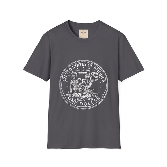 Dollar Money - Retro Cash Shirt - Vintage Dollar Graphic Tee - Unisex Cotton T-Shirt