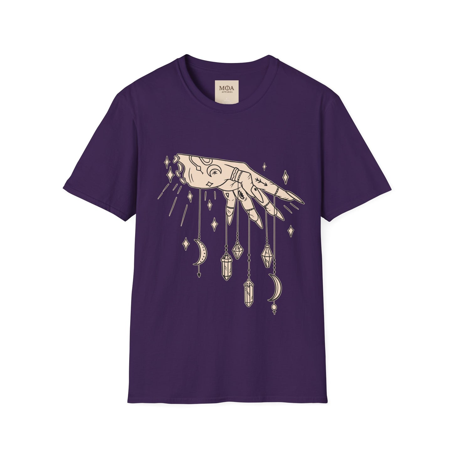 Witches Hand - Occult Magic Graphic Tee - Gothic Spiritual Unisex Cotton Top - Witchy Boho Apparel