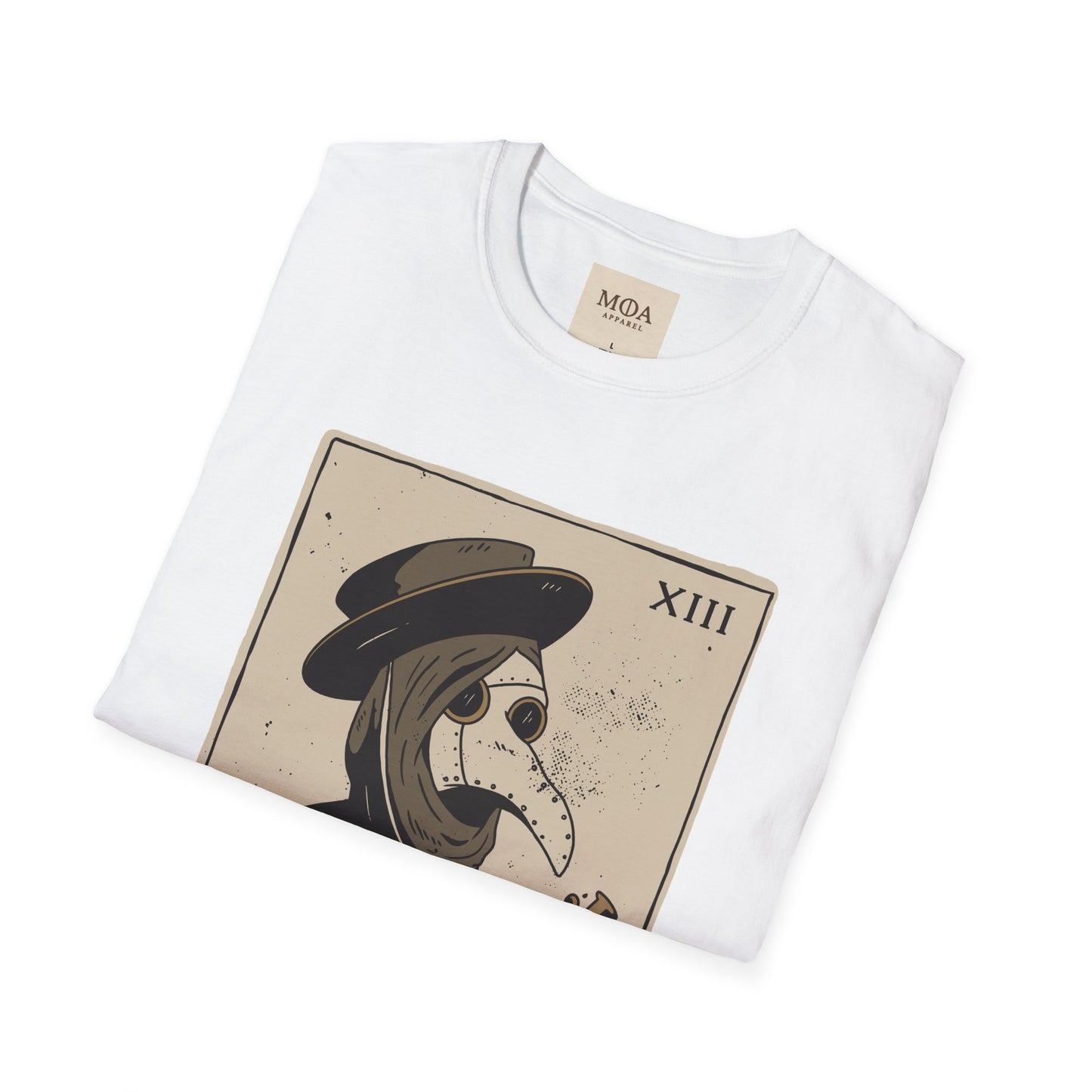 The Doctor - Tarot Card Shirt - Plague Doctor Graphic Tee - Unisex Cotton T-Shirt