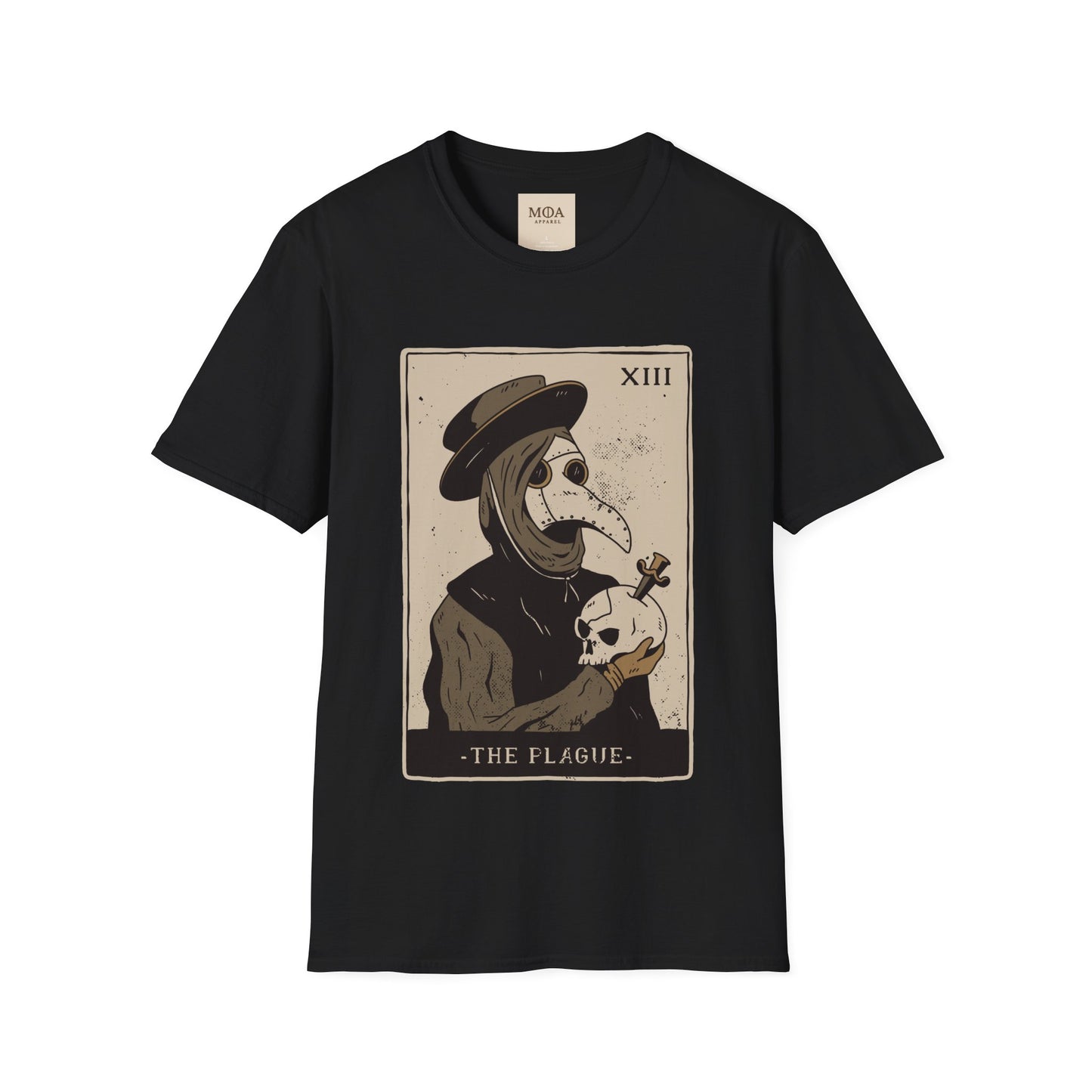 The Doctor - Tarot Card Shirt - Plague Doctor Graphic Tee - Unisex Cotton T-Shirt