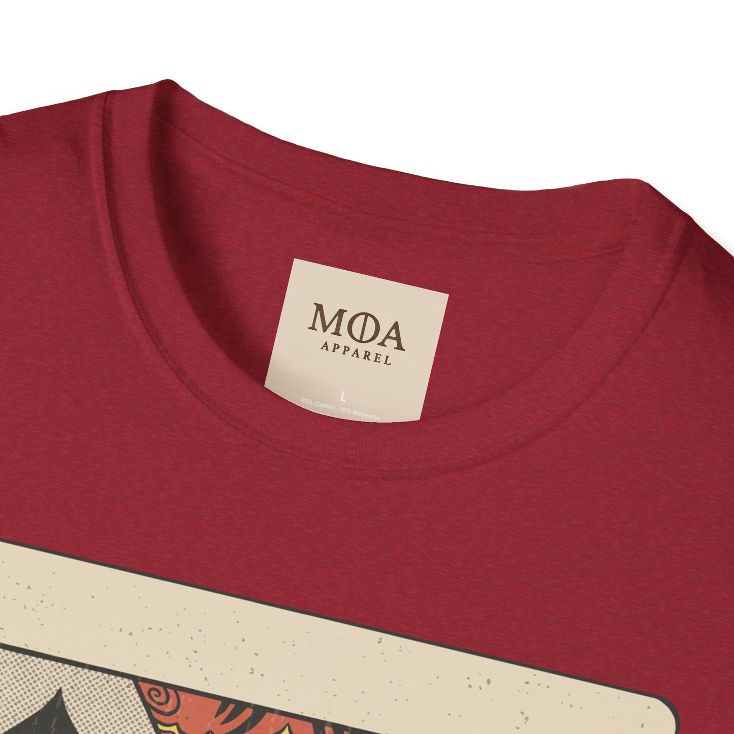 King of the Pack - Lion Graphic Tee - Playing Card Unisex Cotton T-Shirt - Boho Nature Apparel