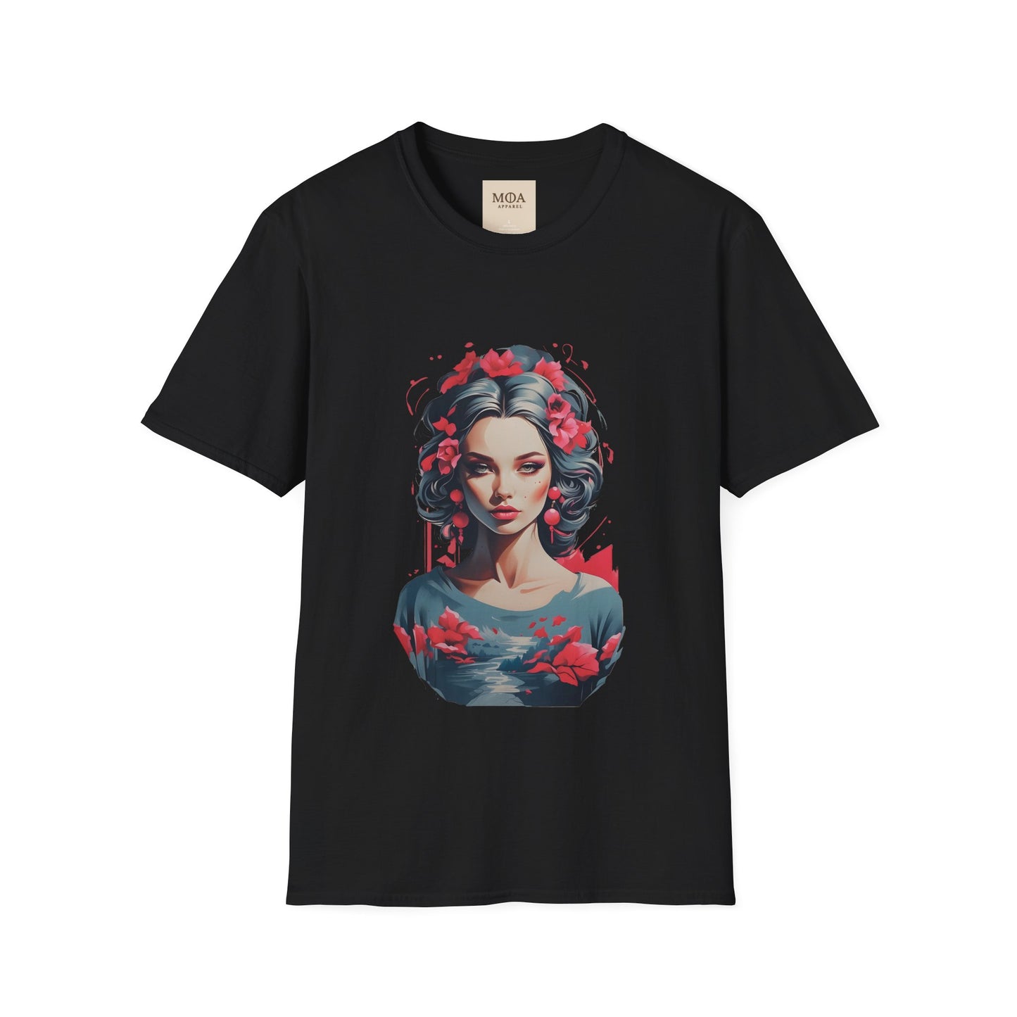 The Enchantress - Witchy Magic Shirt - Mythical Sorceress Graphic Tee - Unisex Cotton T-Shirt