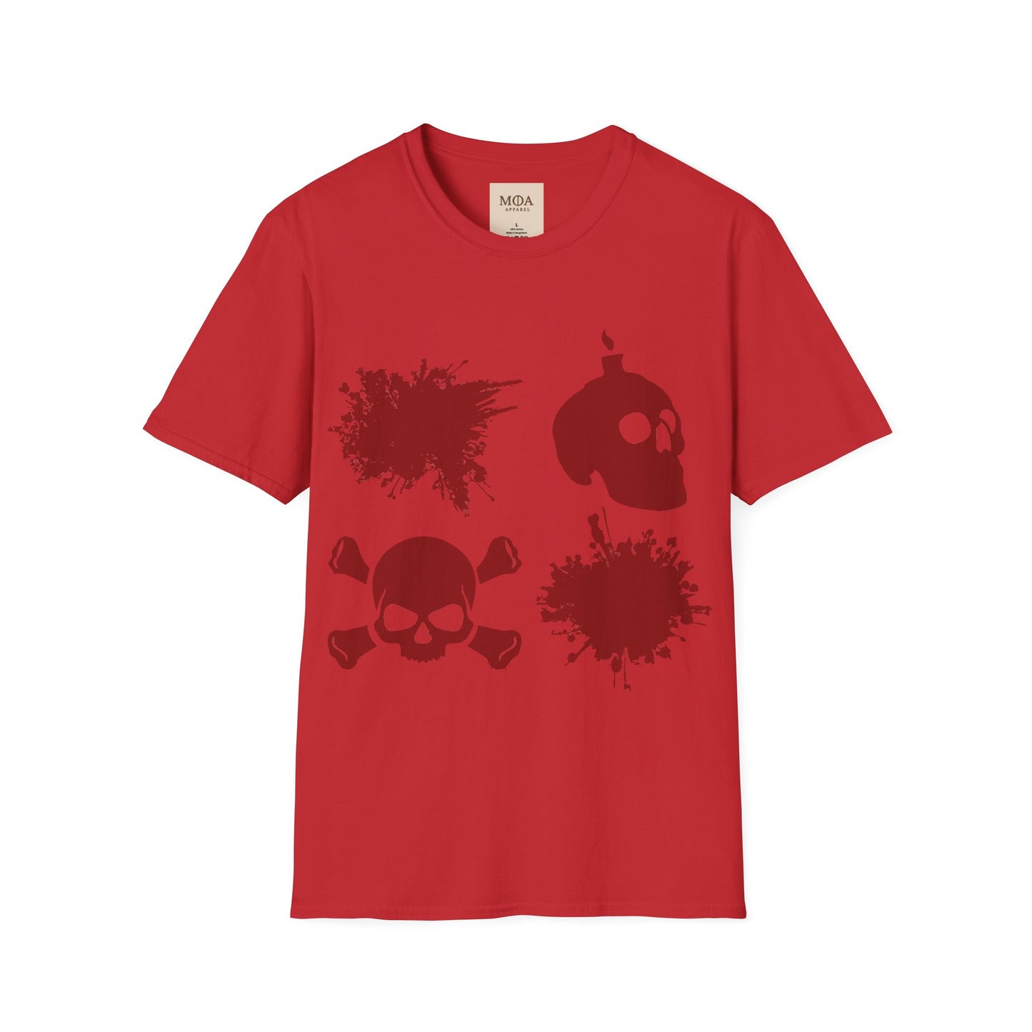 Poison Anarchy - Toxic Skull Shirt - Punk Graphic Tee - Unisex Cotton T-Shirt