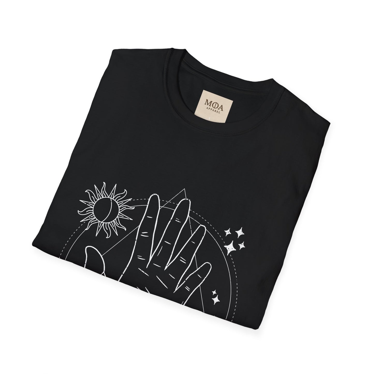 Astral Eye - Mystic Psychic Shirt - Celestial Stitch Graphic Tee - Unisex Cotton T-Shirt