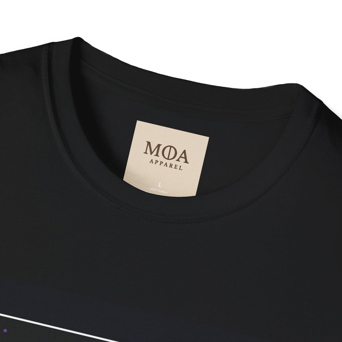Moon & Sword - Crescent Blade Shirt - Lunar Sword Graphic Tee - Unisex Cotton T-Shirt