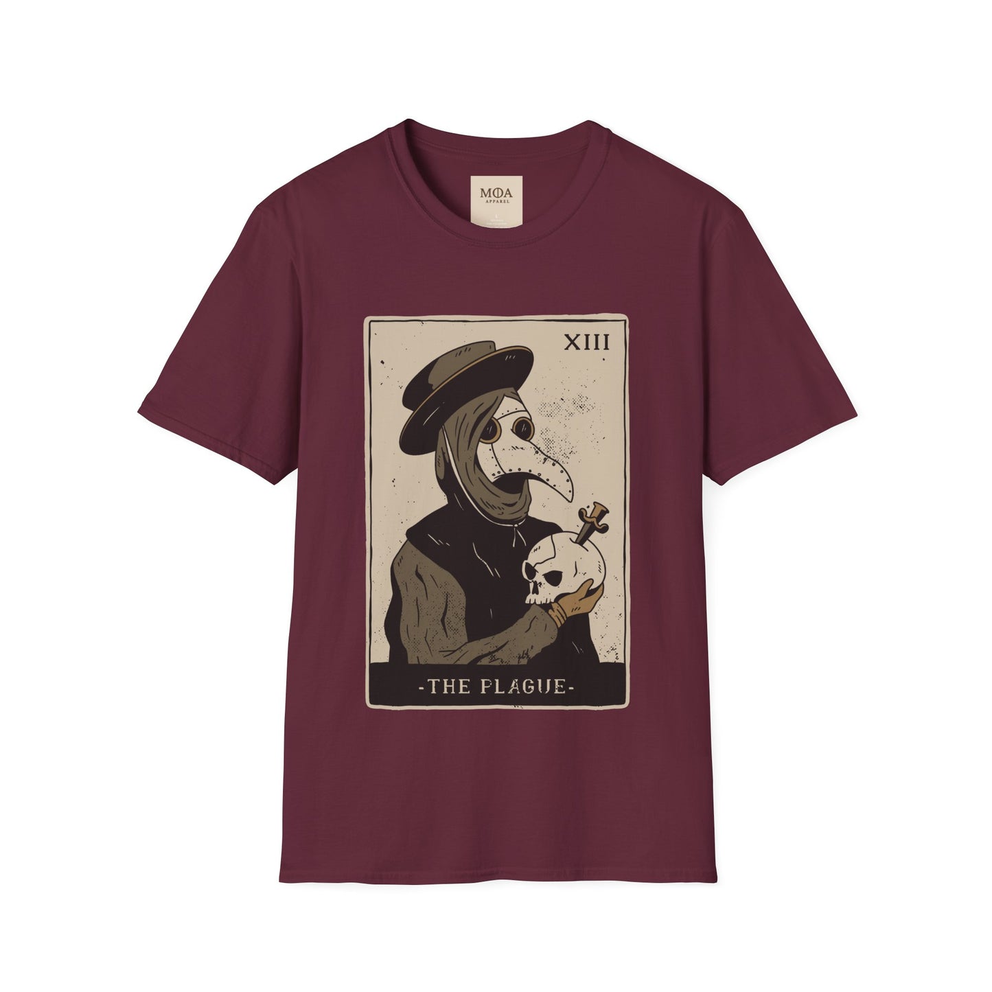 The Doctor - Tarot Card Shirt - Plague Doctor Graphic Tee - Unisex Cotton T-Shirt