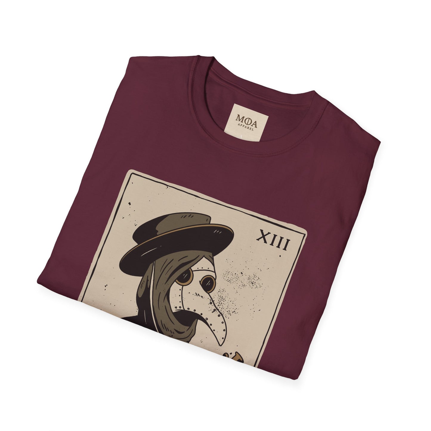 The Doctor - Tarot Card Shirt - Plague Doctor Graphic Tee - Unisex Cotton T-Shirt