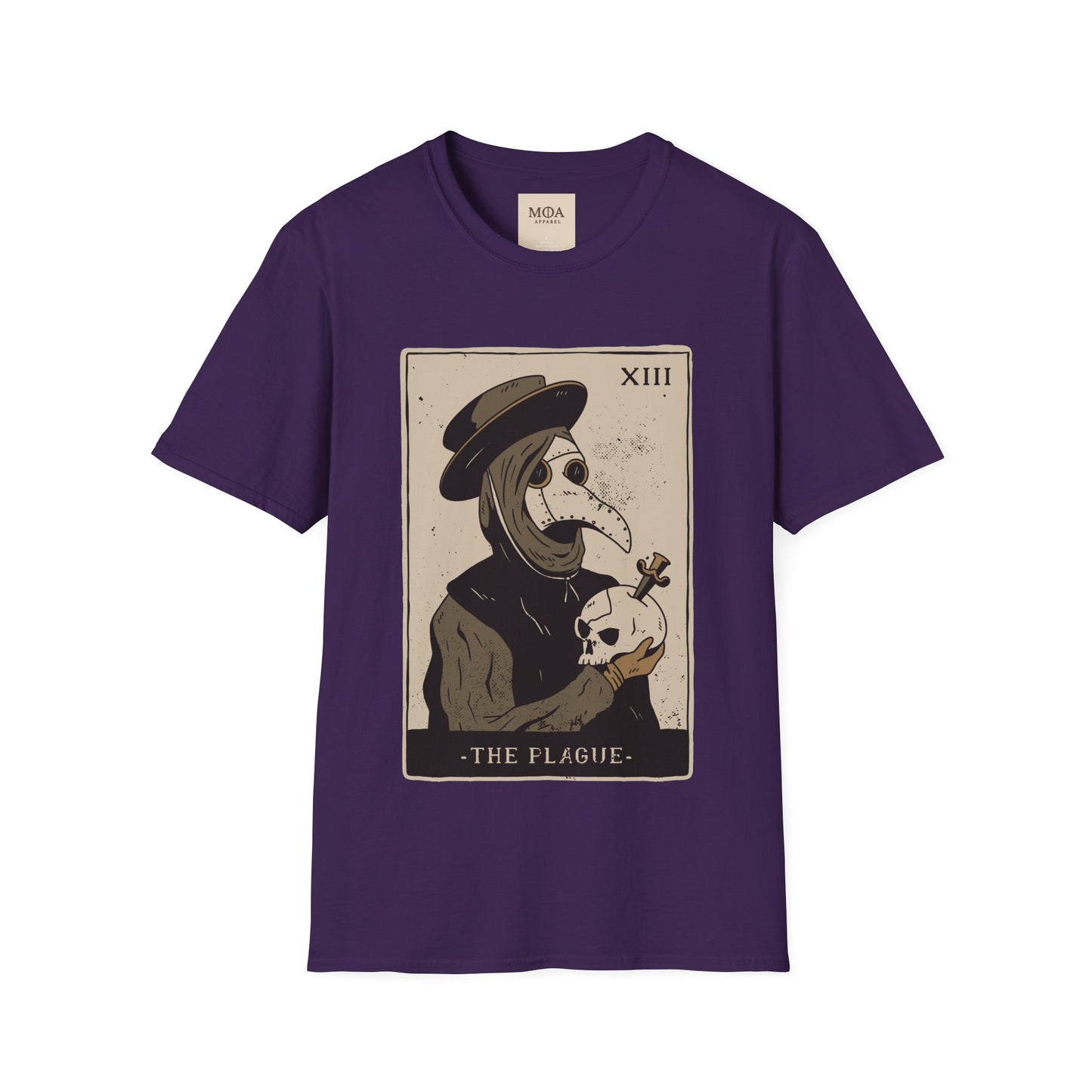 The Doctor - Tarot Card Shirt - Plague Doctor Graphic Tee - Unisex Cotton T-Shirt