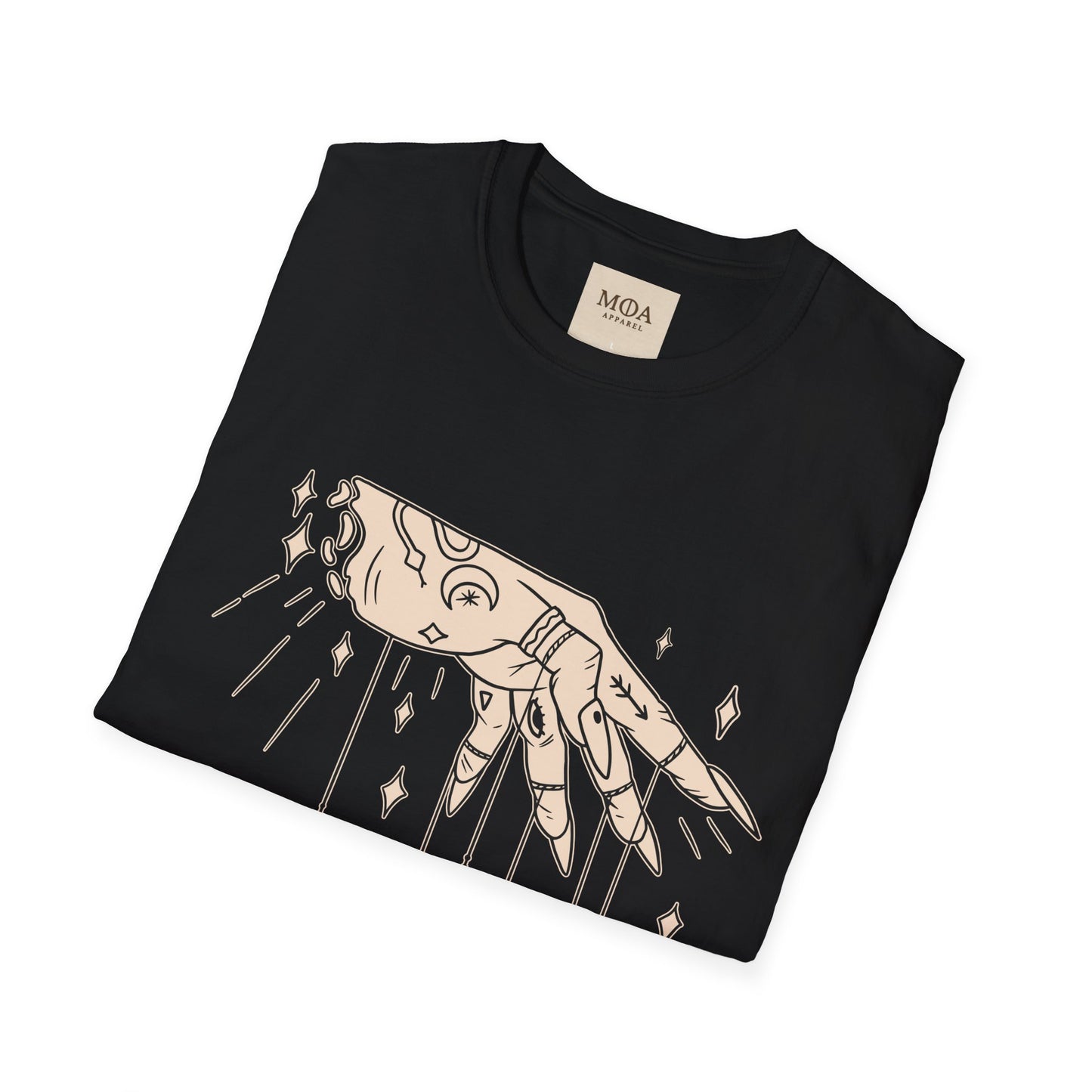 Witches Hand - Occult Magic Graphic Tee - Gothic Spiritual Unisex Cotton Top - Witchy Boho Apparel