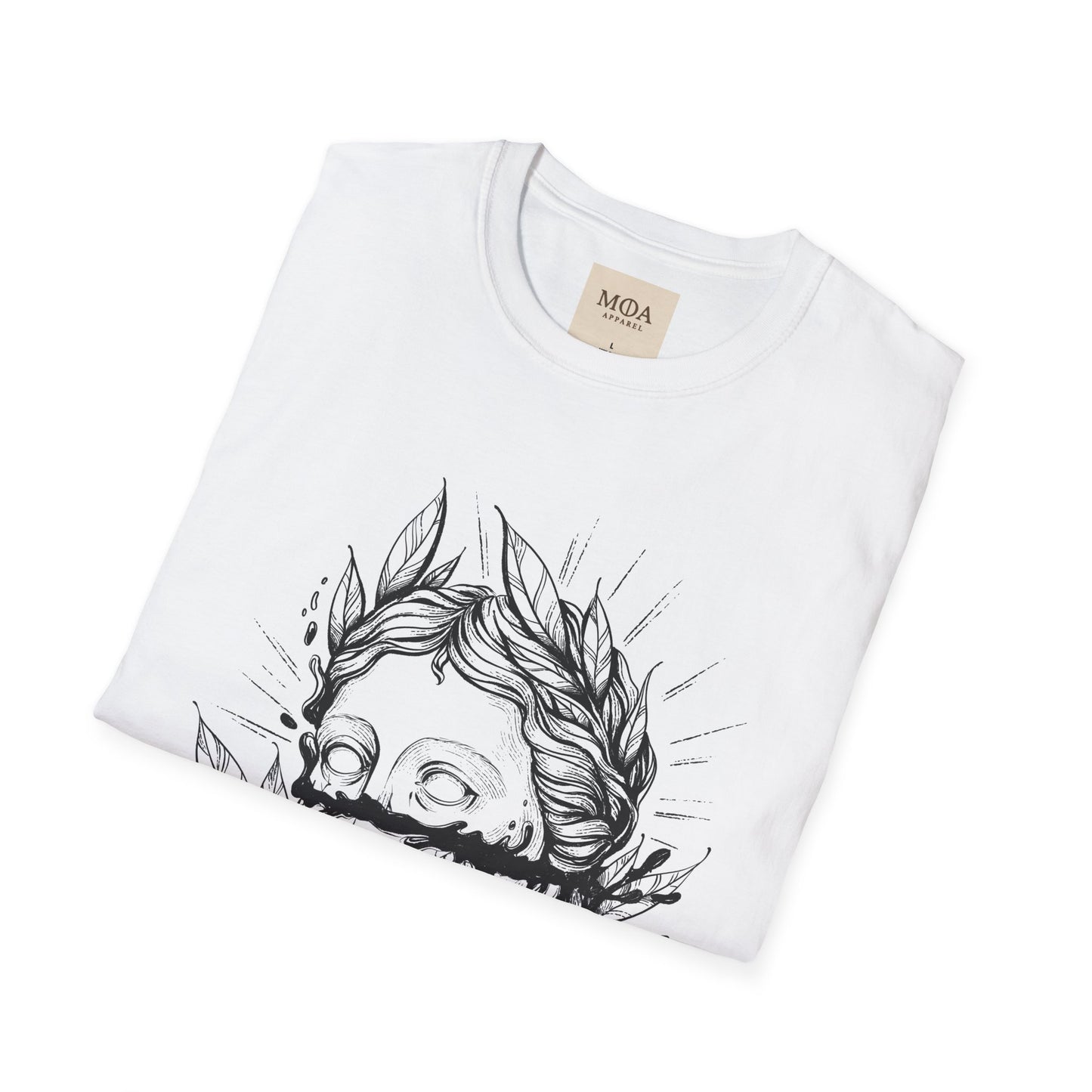 Desecrated Effigy - Graphic Sculpture Shirt - Mythology Graphic Tee - Unisex Cotton T-Shirt