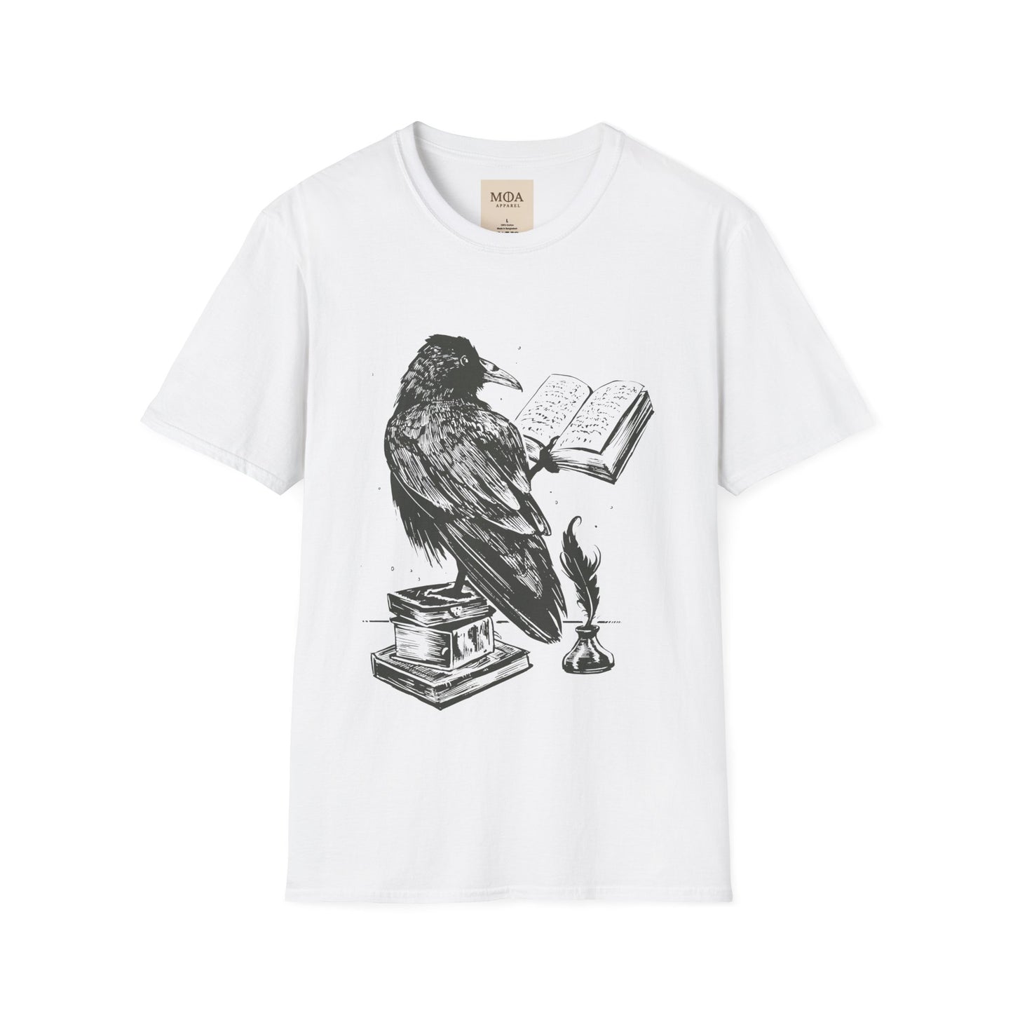 Blackwing Raven - Gothic Raven Shirt - Dark Academia Graphic Tee - Unisex Cotton T-Shirt