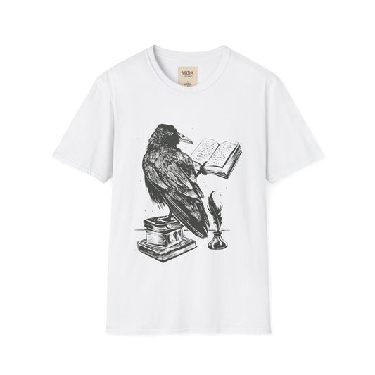 Blackwing Raven - Gothic Raven Shirt - Dark Academia Graphic Tee - Unisex Cotton T-Shirt