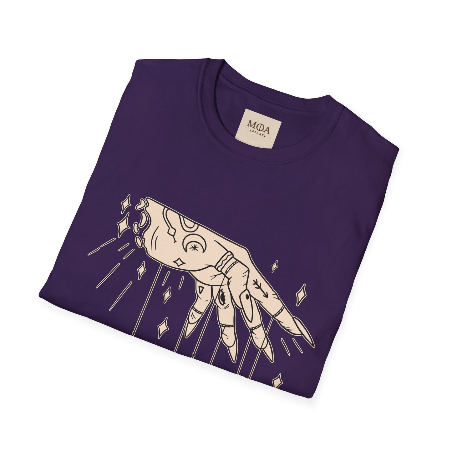 Witches Hand - Occult Magic Graphic Tee - Gothic Spiritual Unisex Cotton Top - Witchy Boho Apparel