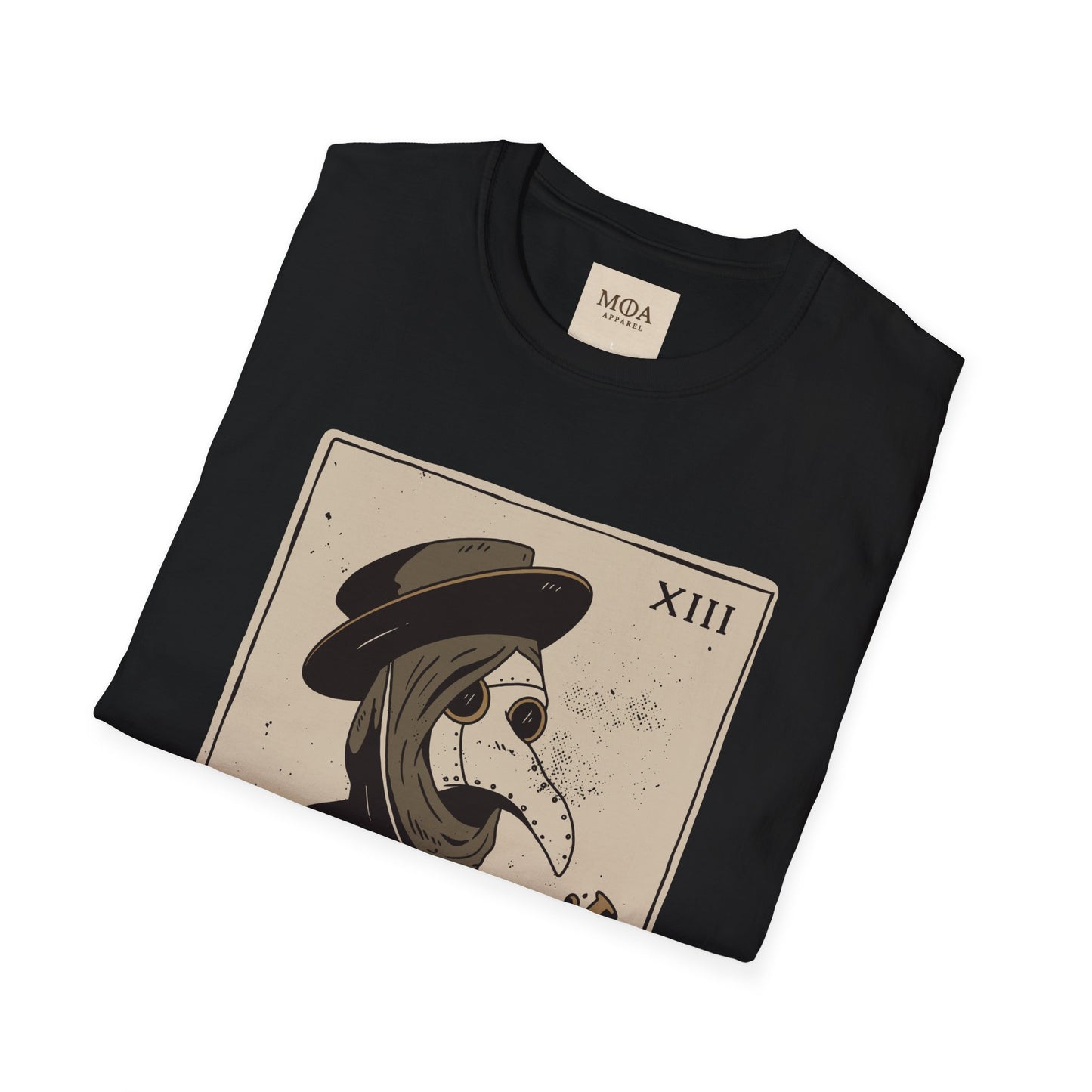 The Doctor - Tarot Card Shirt - Plague Doctor Graphic Tee - Unisex Cotton T-Shirt