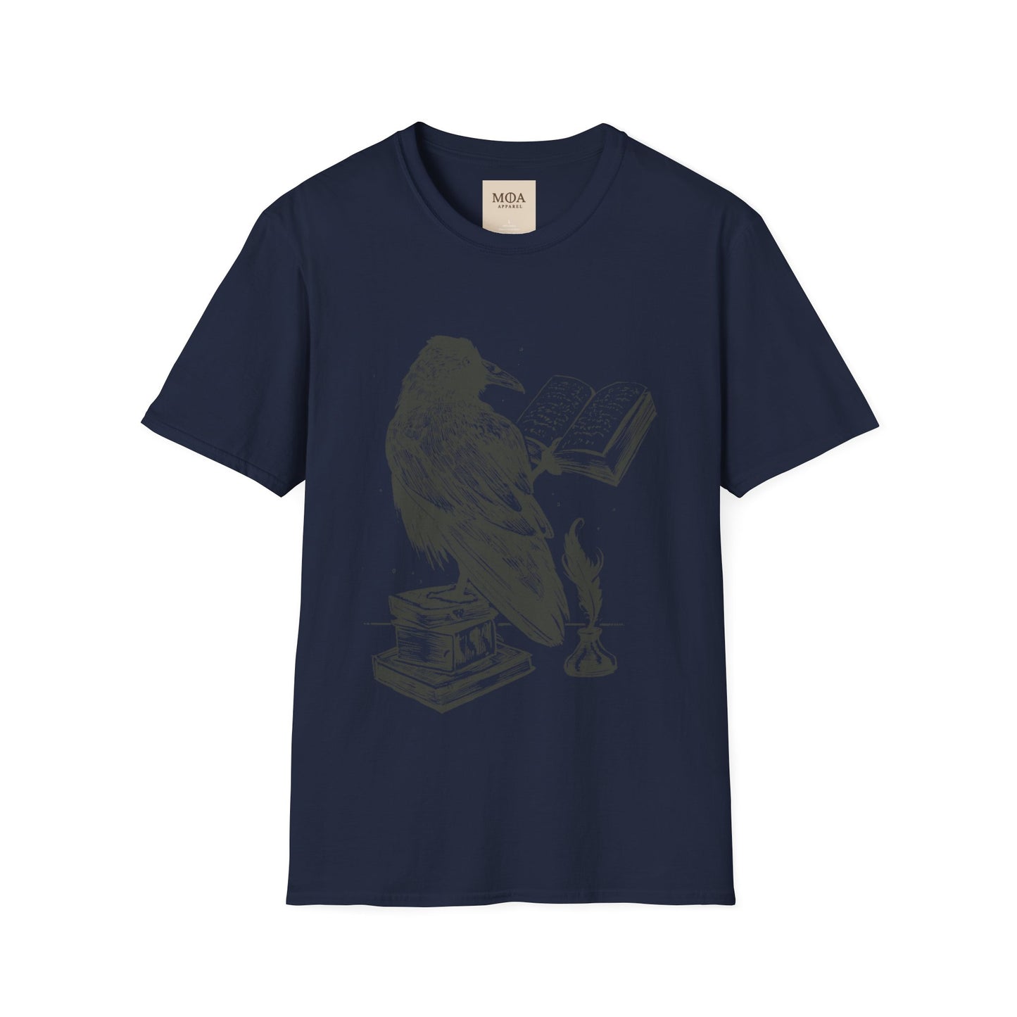 Blackwing Raven - Gothic Raven Shirt - Dark Academia Graphic Tee - Unisex Cotton T-Shirt
