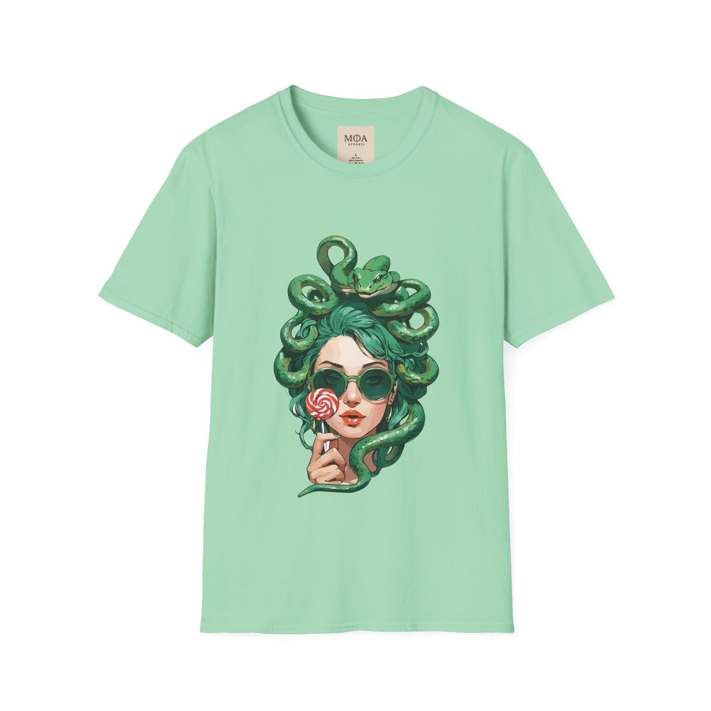 Modern Myth - Contemporary Mythology Shirt - Modern Medusa Graphic Tee - Unisex Cotton T-Shirt