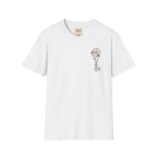 Key Bearer - Skeleton Key Shirt - Steampunk Graphic Tee - Unisex Cotton T-Shirt