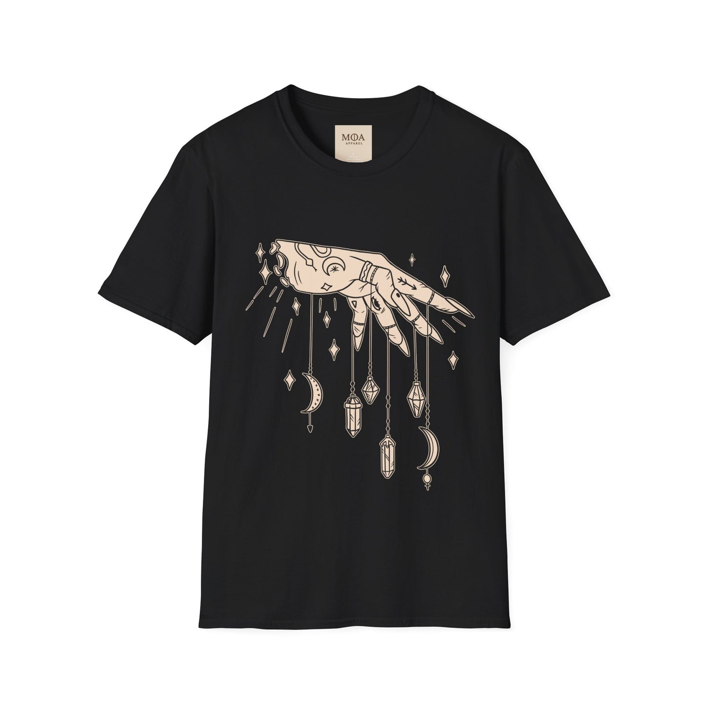 Witches Hand - Occult Magic Graphic Tee - Gothic Spiritual Unisex Cotton Top - Witchy Boho Apparel