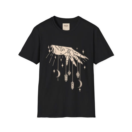Witches Hand - Occult Magic Graphic Tee - Gothic Spiritual Unisex Cotton Top - Witchy Boho Apparel