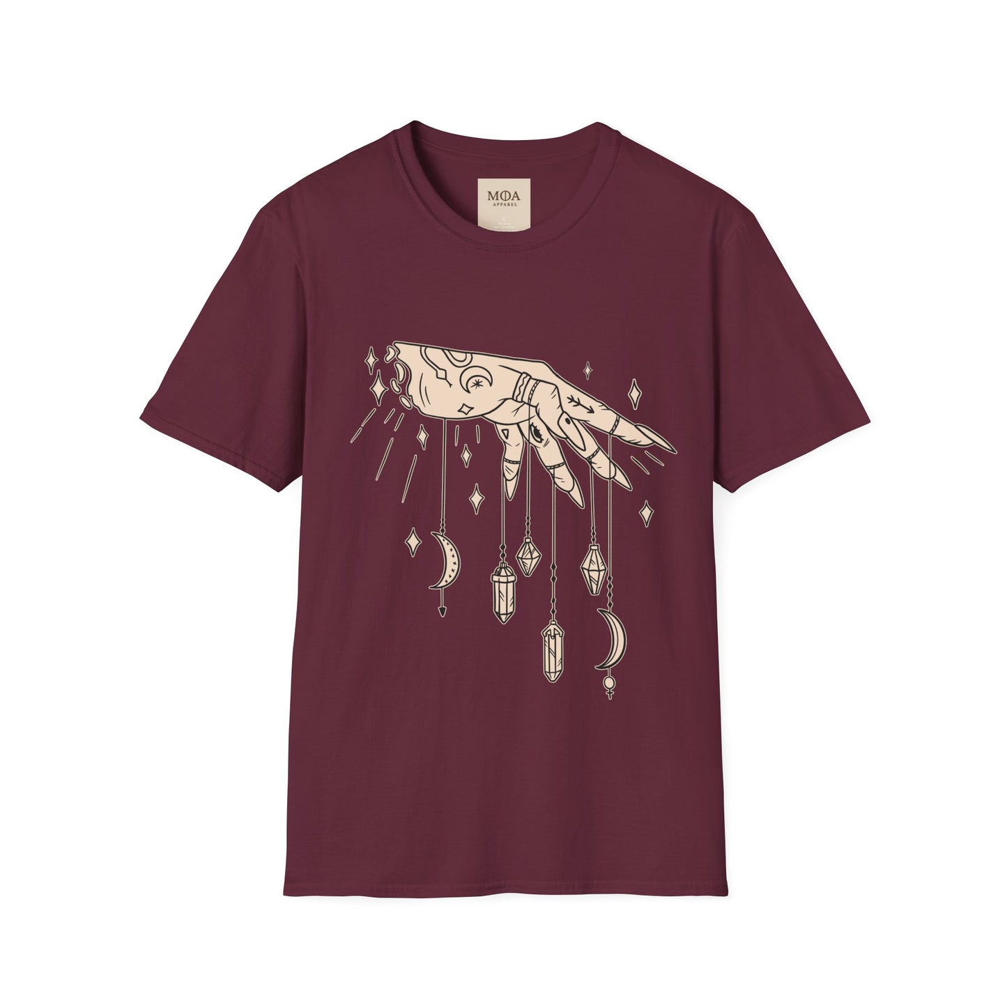 Witches Hand - Occult Magic Graphic Tee - Gothic Spiritual Unisex Cotton Top - Witchy Boho Apparel