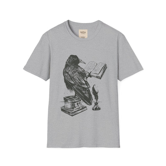 Blackwing Raven - Gothic Raven Shirt - Dark Academia Graphic Tee - Unisex Cotton T-Shirt