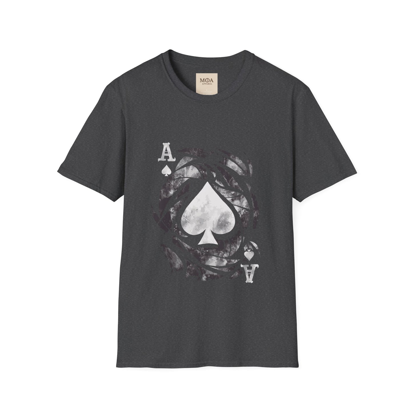 Ace of Spades - Playing Card Shirt - Graphic Tee - Unisex Cotton T-Shirt