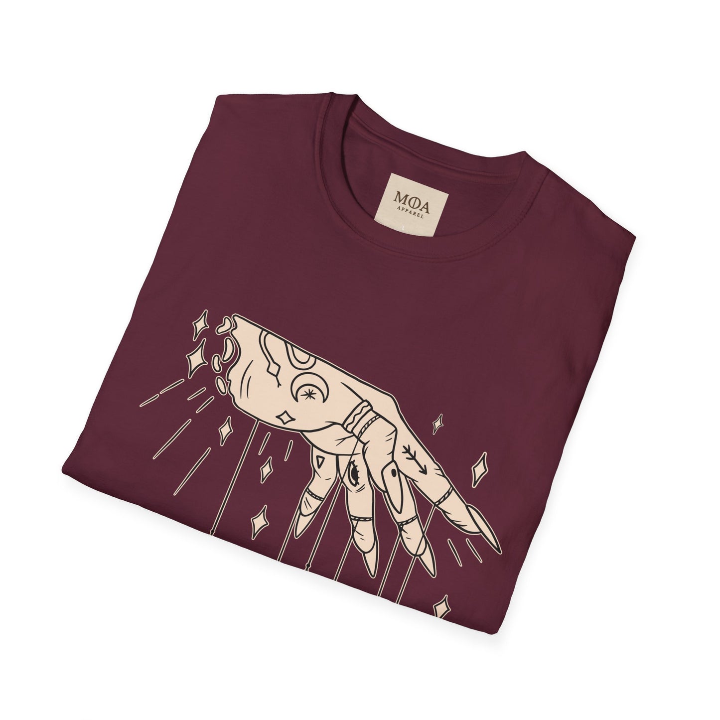 Witches Hand - Occult Magic Graphic Tee - Gothic Spiritual Unisex Cotton Top - Witchy Boho Apparel