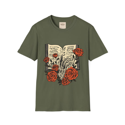 Book of the Dead - Gothic T-Shirt - Unisex Cotton Graphic Tee - Mythology Boho Top