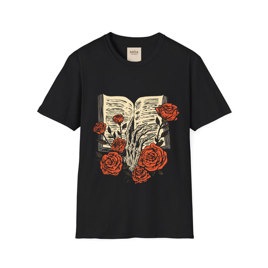 Book of the Dead - Gothic T-Shirt - Unisex Cotton Graphic Tee - Mythology Boho Top