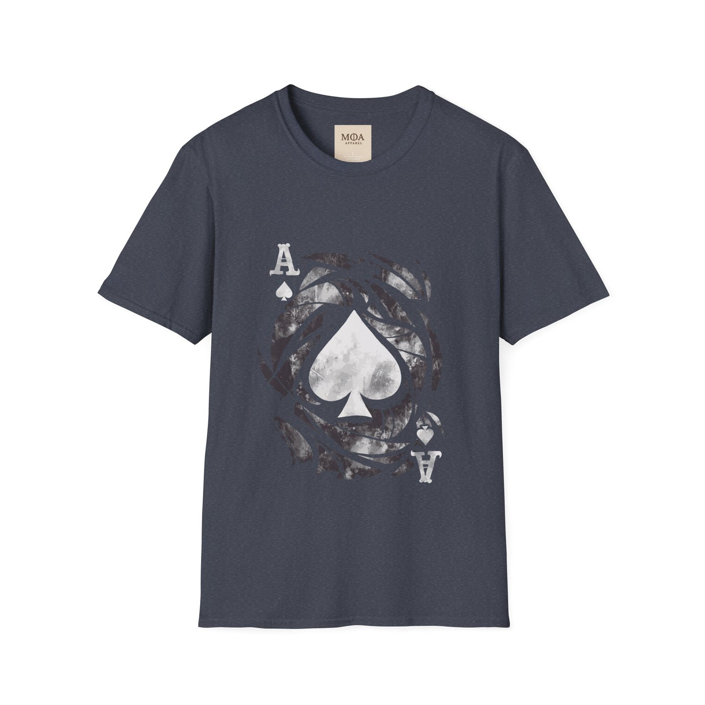 Ace of Spades - Playing Card Shirt - Graphic Tee - Unisex Cotton T-Shirt