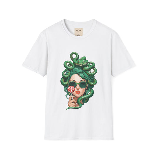 Modern Myth - Contemporary Mythology Shirt - Modern Medusa Graphic Tee - Unisex Cotton T-Shirt