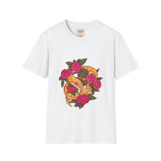 Guilty Pleasure - Snake of Temptation Shirt - Sinful Serpent Graphic Tee - Unisex Cotton T-Shirt