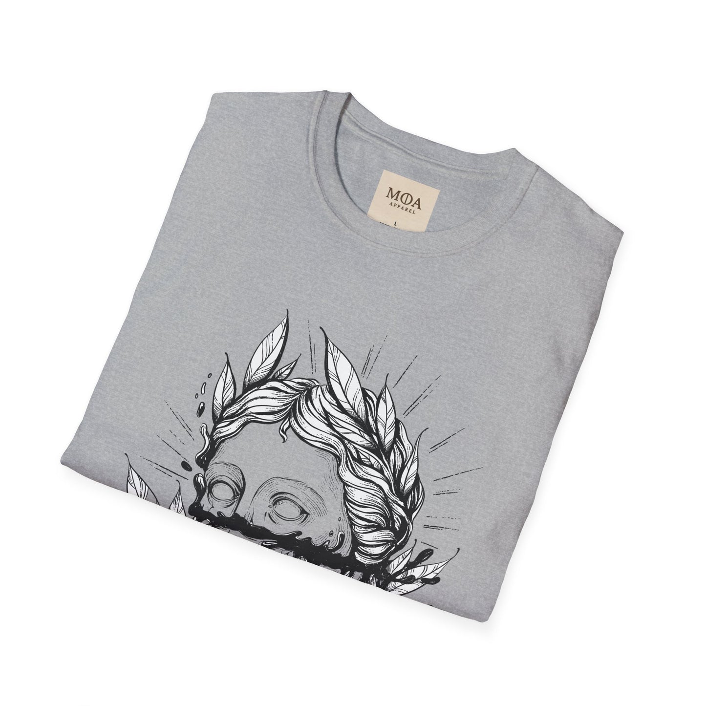 Desecrated Effigy - Graphic Sculpture Shirt - Mythology Graphic Tee - Unisex Cotton T-Shirt