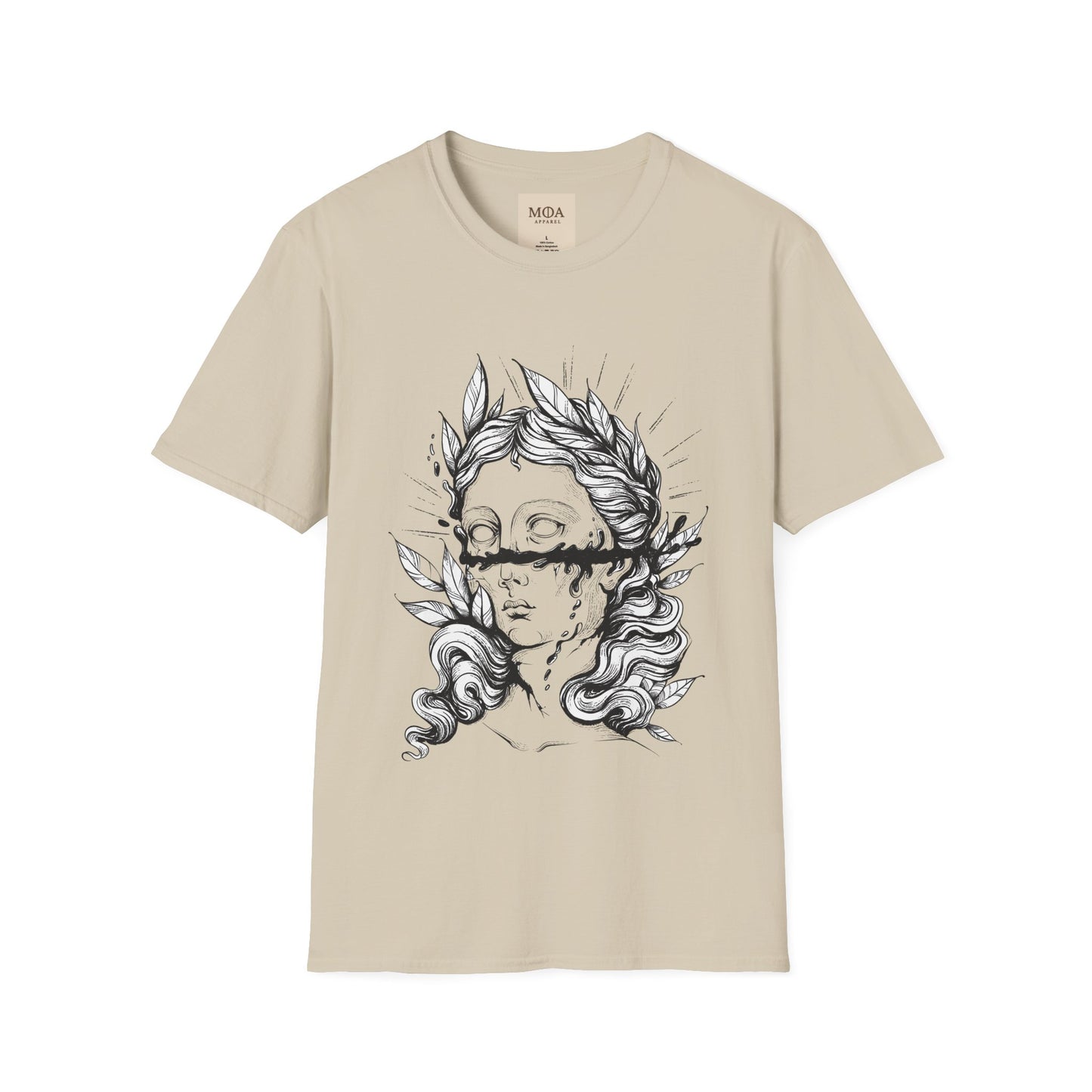 Desecrated Effigy - Graphic Sculpture Shirt - Mythology Graphic Tee - Unisex Cotton T-Shirt